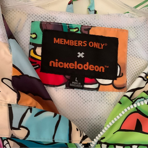 Members Only x Nickelodeon Rugrats Hooded Jacket Sz L - Picture 2 of 6